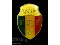 Veche insignă de fotbal - Federația de Fotbal a Moldovei