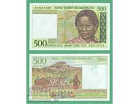 (¯`'•.¸ MADAGASCAR 500 franci 1994 UNC ¸.•'´¯)