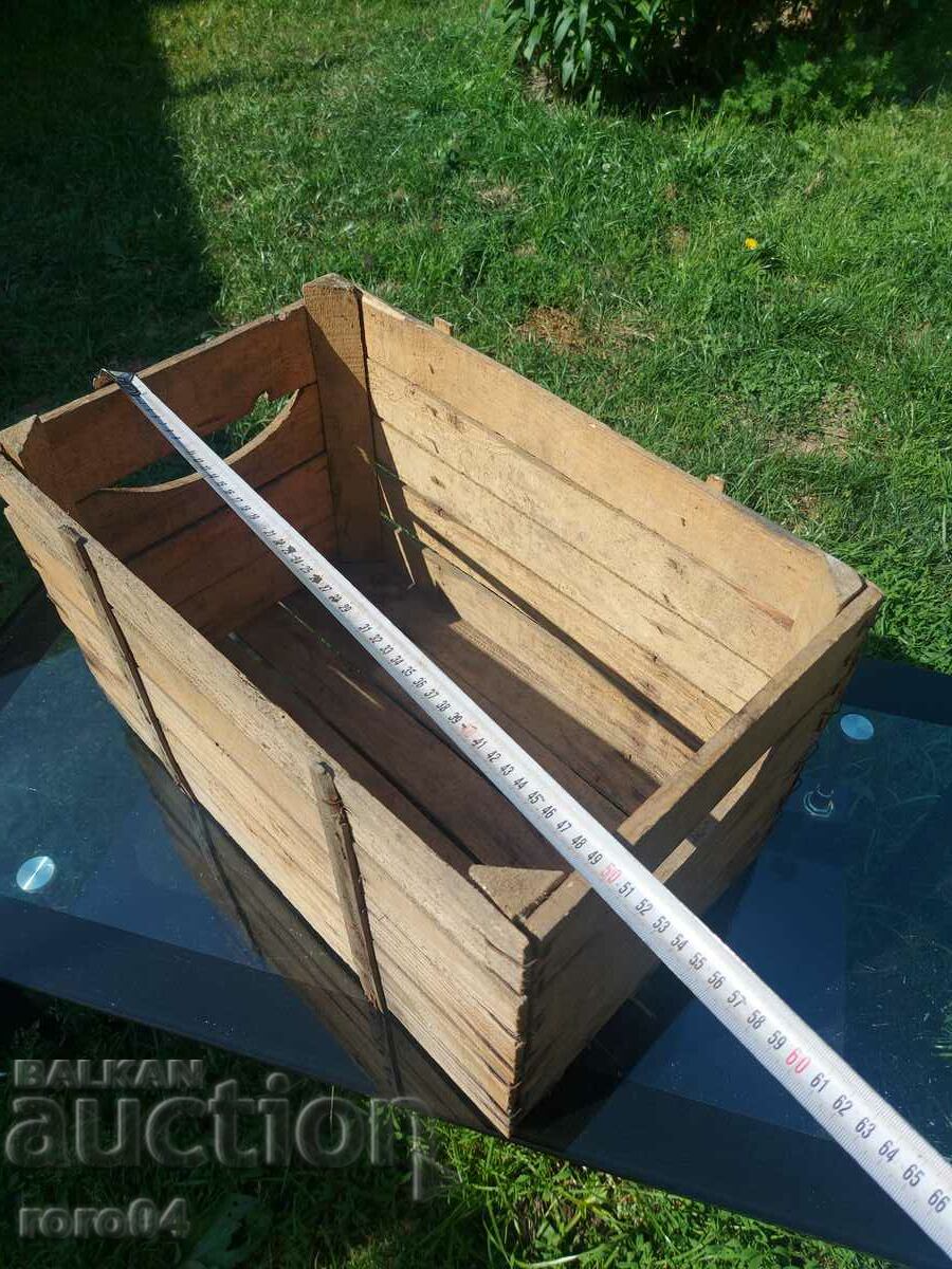 BULGARPLOD - WOODEN CRATE FROM THE 60'S - 70'S OF THE 20TH CENTURY with price 31.50 BGN | € 16.11