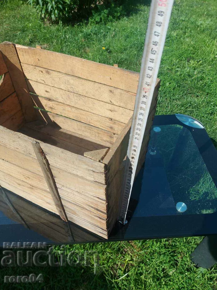 Auction  BULGARPLOD - WOODEN CRATE FROM THE 60'S - 70'S OF THE 20TH CENTURY