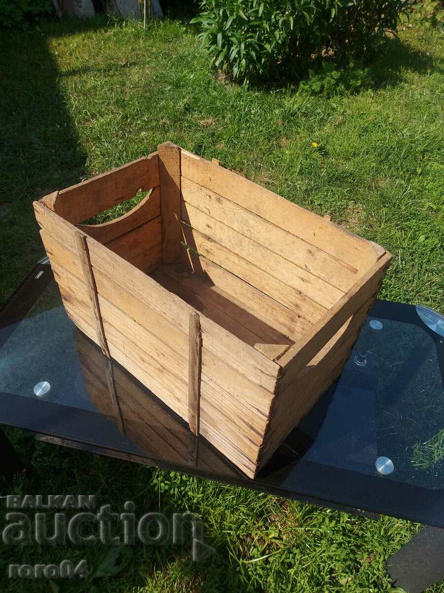 BULGARPLOD - WOODEN CRATE FROM THE 60'S - 70'S OF THE 20TH CENTURY