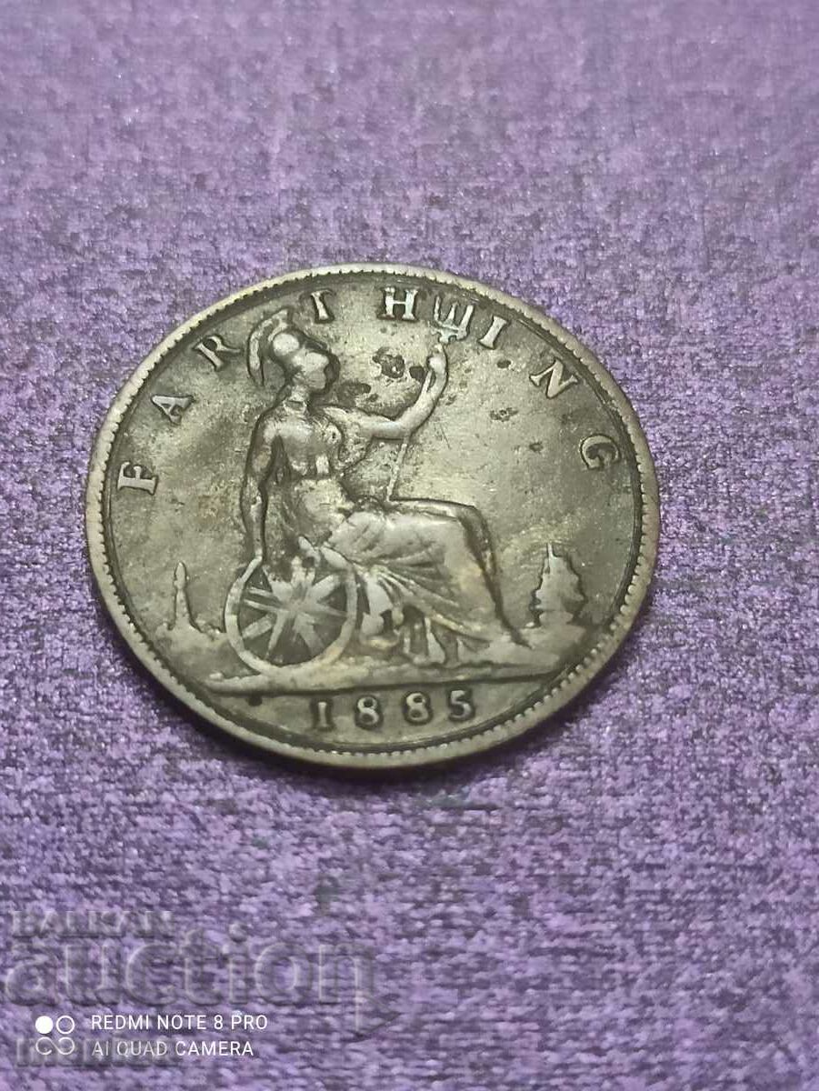 1 farthing 1885 year with price 25.00 BGN | € 12.78 1 farthing 1885 year with price 25.00 BGN | € 12.78