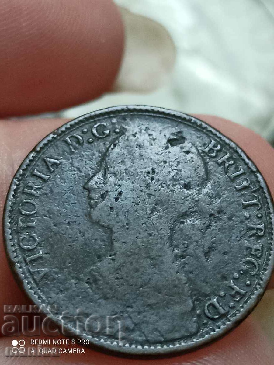 1 farthing 1886 year 1 farthing 1886 year