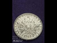 5 франка 1963 година