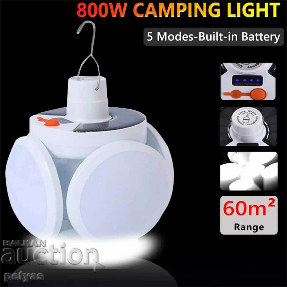 Auction Battery-powered foldable solar LED soccer ball-type lamp- Auction Battery-powered foldable solar LED soccer ball-type lamp-