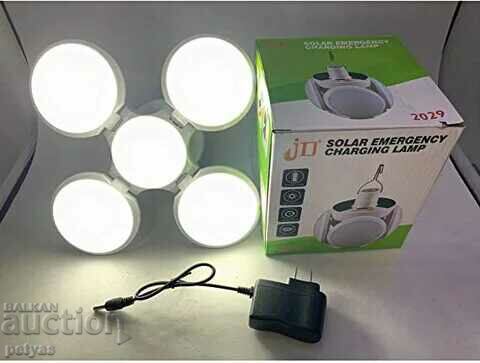 Delivery of Battery-powered foldable solar LED soccer ball-type lamp- Delivery of Battery-powered foldable solar LED soccer ball-type lamp-