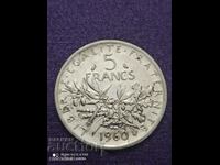5 φράγκα 1960