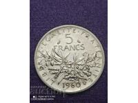 5 франка 1960 година
