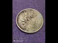 1 франк 1898 сребро