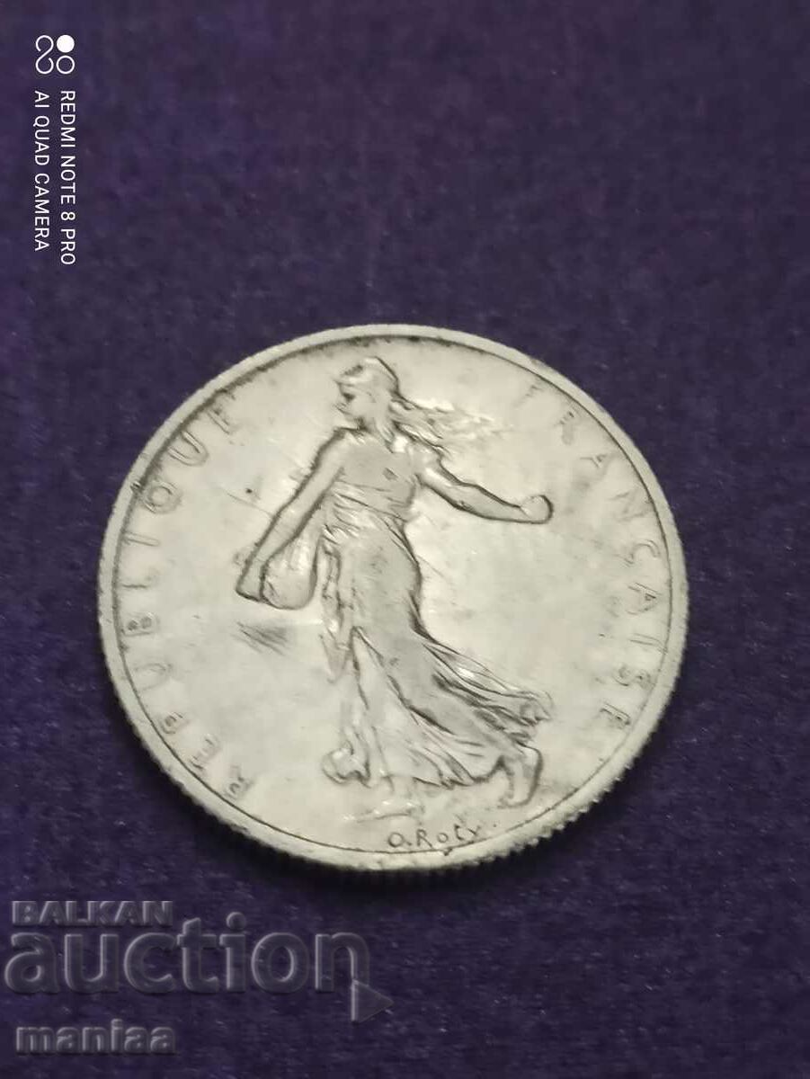 2 francs 1915 year silver with price 35.00 BGN | € 17.90 2 francs 1915 year silver with price 35.00 BGN | € 17.90