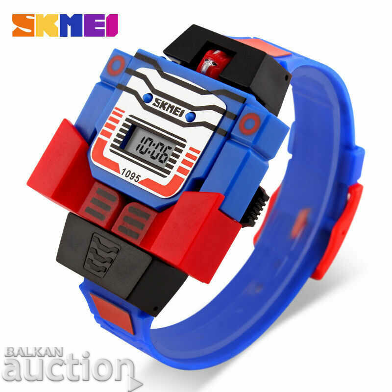 Auction New Children's watch transformer robot toy for gift det Auction New Children's watch transformer robot toy for gift det