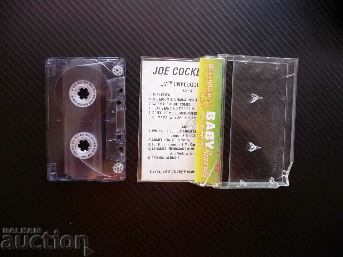 Joe Cocker MTV Unplugged 93 Joe Cocker microfon clasic rock cu preț 12.00 BGN | € 6.14