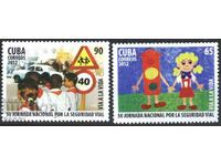 Чисти марки Национален ден за пътна безопасност 2012 Куба