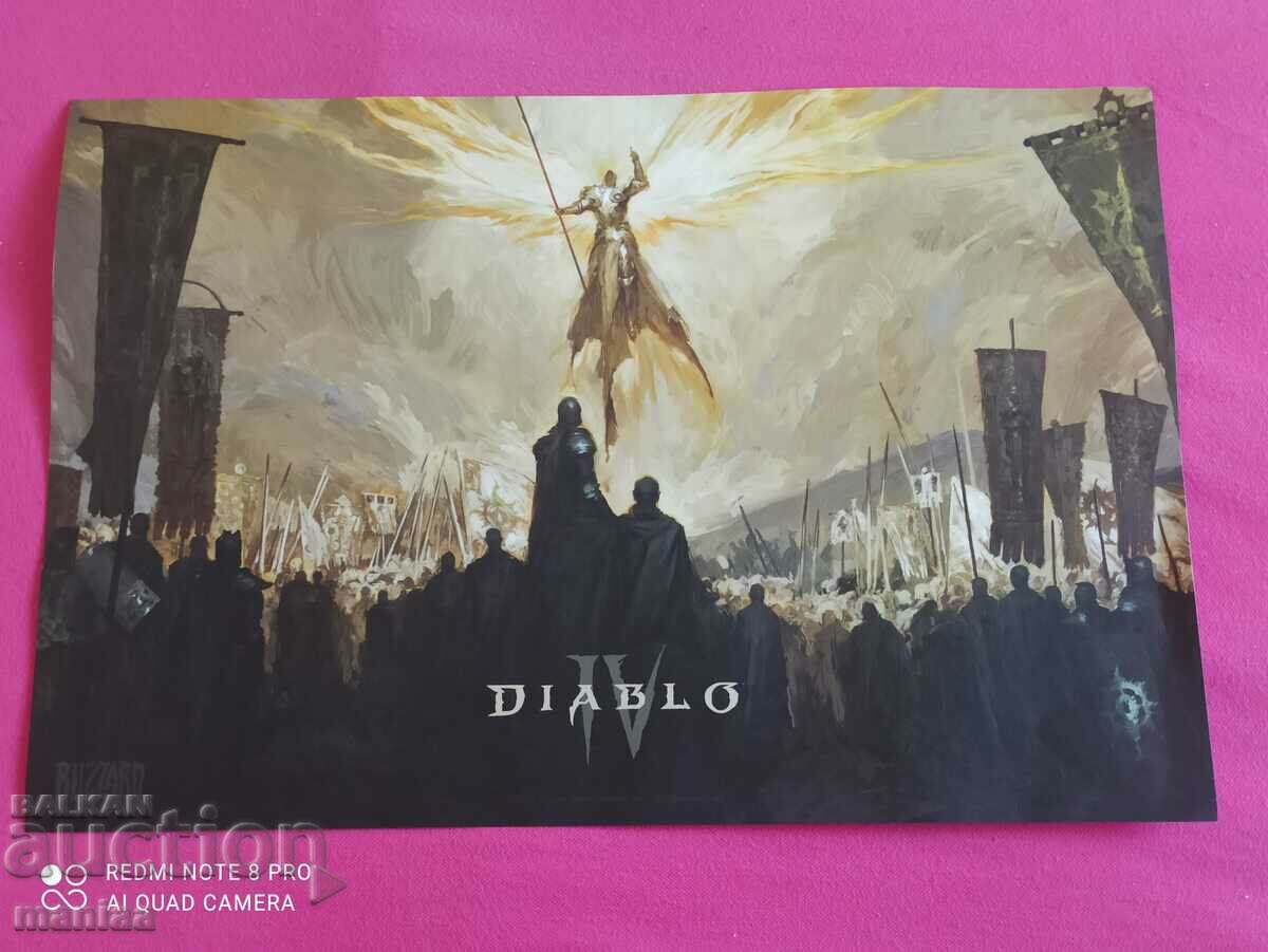 Плакат за Diablo IV PS4 Диабло 4