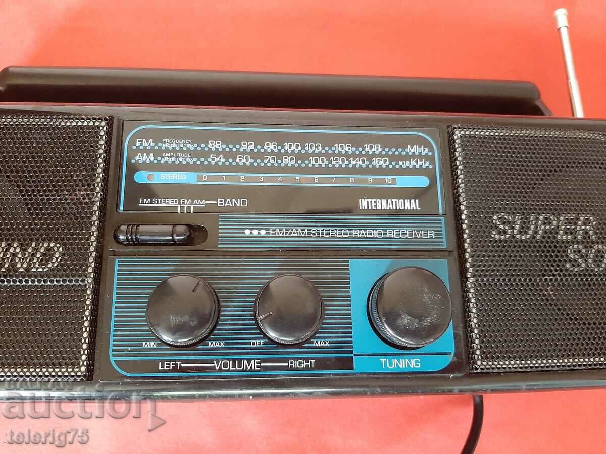 Old Radio INTERNATIONAL Super Sound-FM/AM with price 40.00 BGN | € 20.45 Old Radio INTERNATIONAL Super Sound-FM/AM with price 40.00 BGN | € 20.45