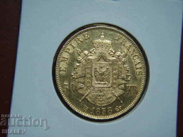 50 Francs 1858 BB France (50 francs France) - AU (gold) with price 4129.89 BGN | € 2111.58 50 Francs 1858 BB France (50 francs France) - AU (gold) with price 4129.89 BGN | € 2111.58