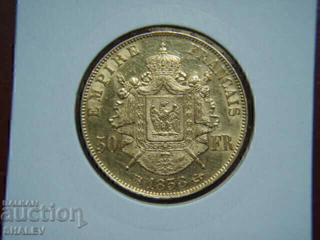 Auction  50 Francs 1858 BB France (50 francs France) - AU (gold)