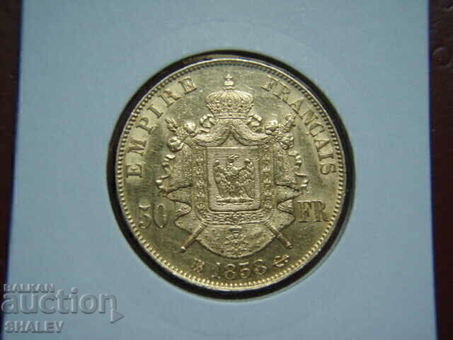 Delivery of 50 Francs 1858 BB France (50 francs France) - AU (gold) Delivery of 50 Francs 1858 BB France (50 francs France) - AU (gold)