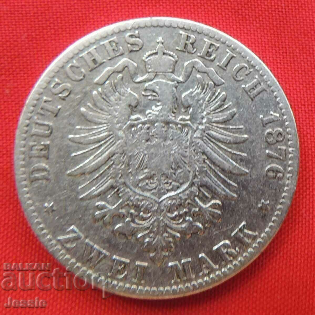 2 Stamps 1876 C Germany /Cleve/ with price 45.90 BGN | € 23.47