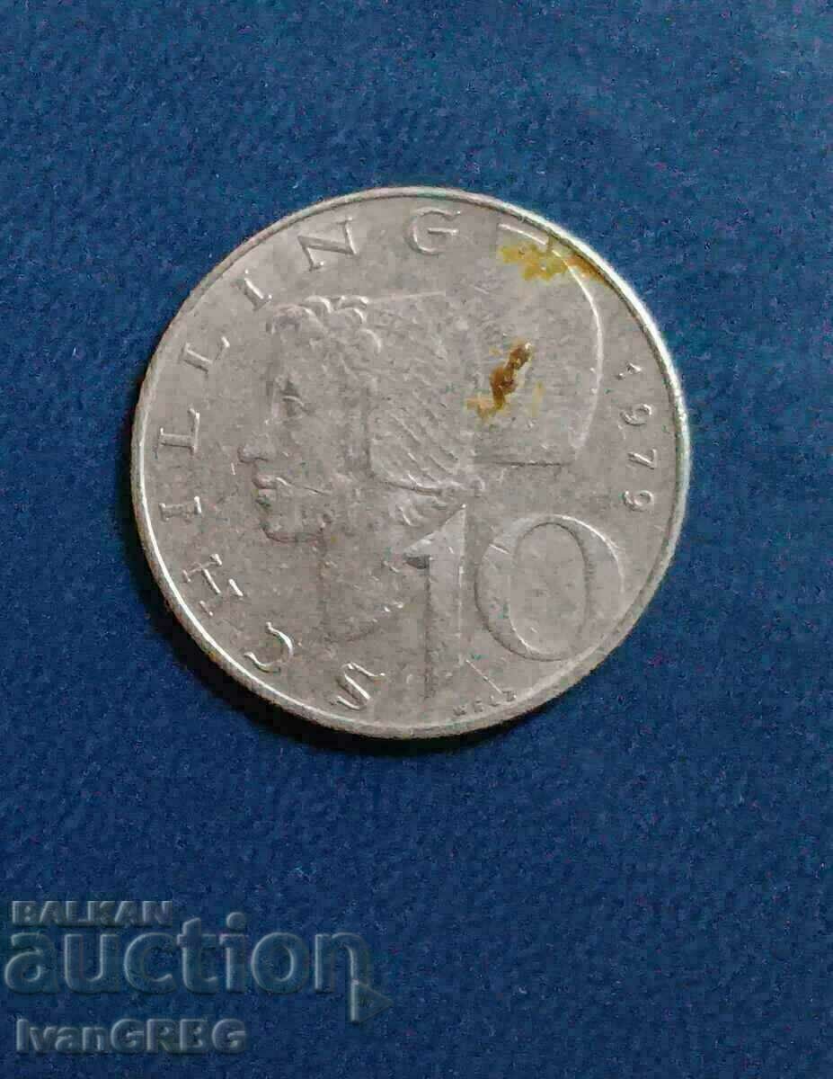 10 șilingi 1979 Austria