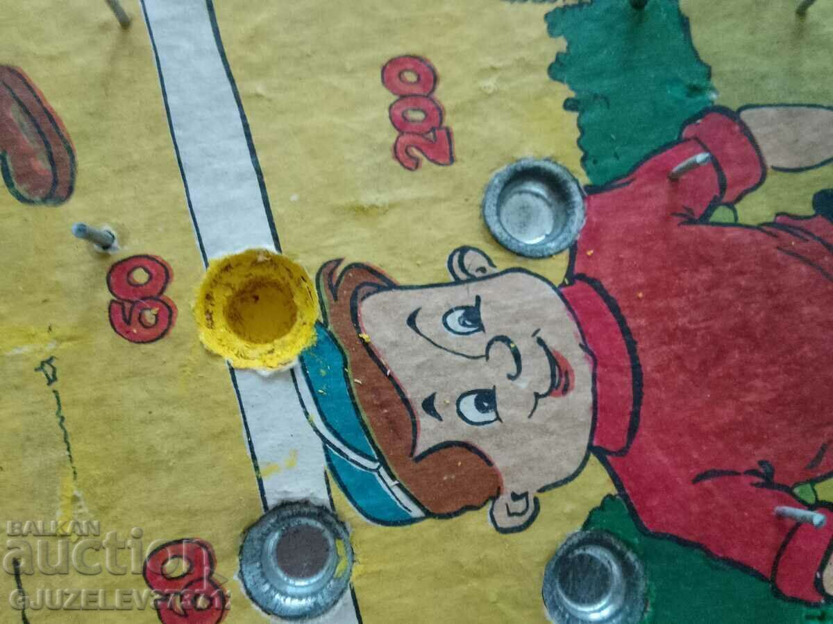 Vintage pinball board 63.cm(600mm), soccer retro - 5 Vintage pinball board 63.cm(600mm), soccer retro - 5