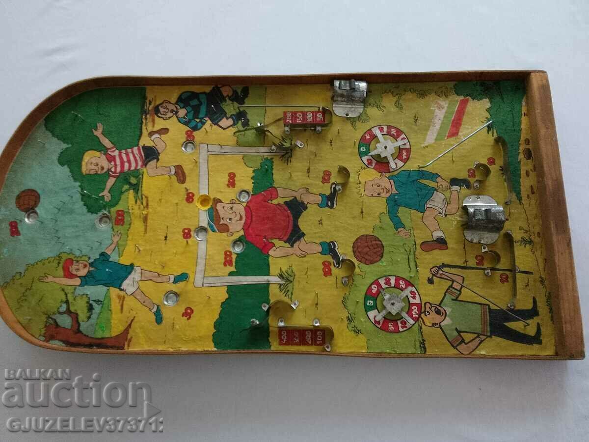 Vintage pinball board 63.cm(600mm), soccer retro - 6 Vintage pinball board 63.cm(600mm), soccer retro - 6