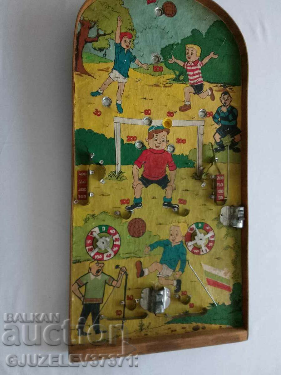 Vintage pinball board 63.cm(600mm), soccer retro