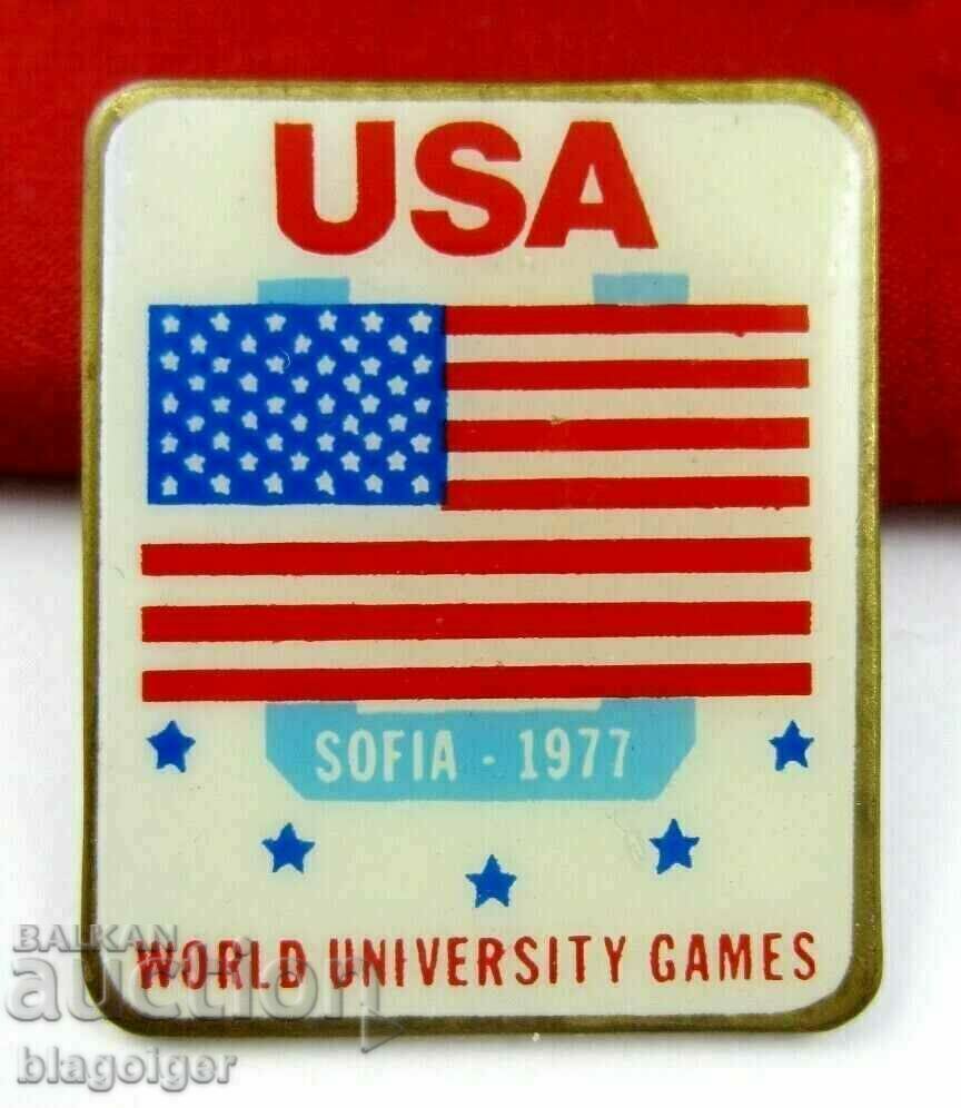 Auction American student team - Universiade Sofia 1977 Auction American student team - Universiade Sofia 1977