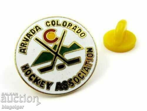 USA-Colorado-Hockey Association-Enamel Badge with price 9.00 BGN | € 4.60 USA-Colorado-Hockey Association-Enamel Badge with price 9.00 BGN | € 4.60