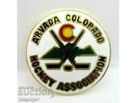 САЩ-Колорадо-Хокейна асоциация-Емайлирана значка