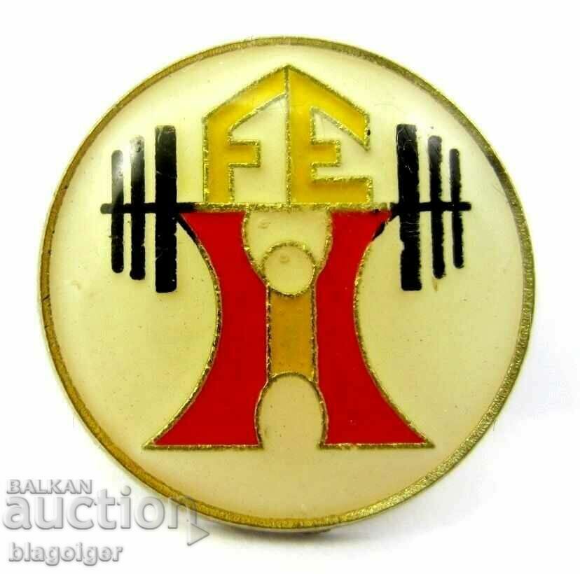 Spanish Weightlifting Federation-Sports Badge