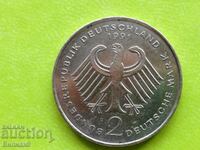 2 марки 1991 ''F''  Германия