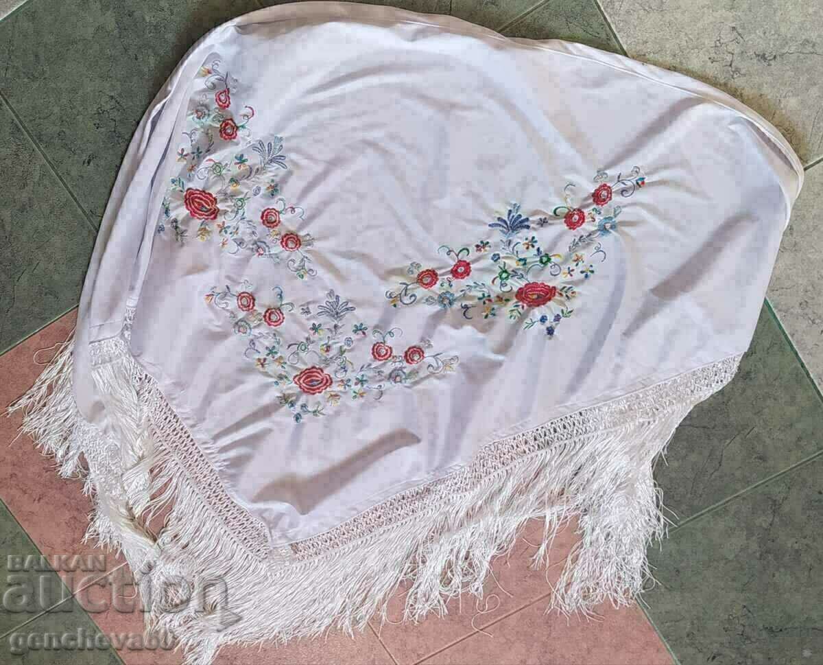 RETRO scarf 160cm with embroidery - 5 RETRO scarf 160cm with embroidery - 5