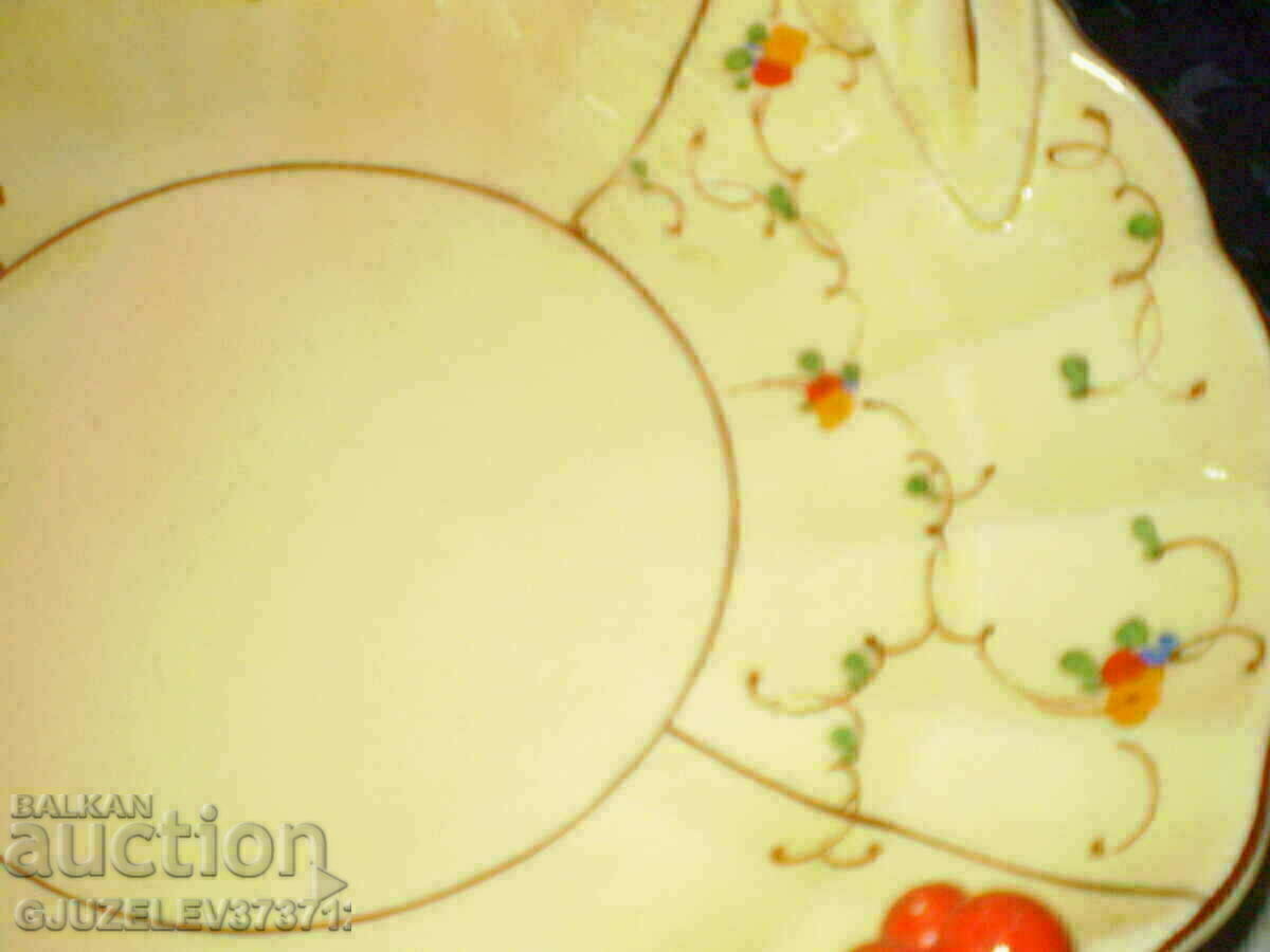 Delivery of Vintage Hand Painted Large Ceramic Bowl Marking