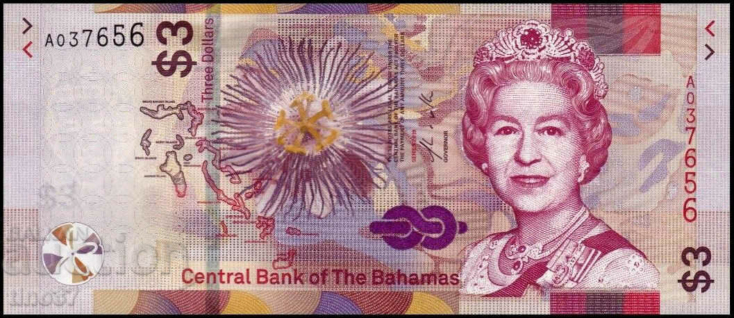 tino37- BAHAMAS - 3 DOLLARS - 2019 - UNC with price 19.90 BGN | € 10.17 tino37- BAHAMAS - 3 DOLLARS - 2019 - UNC with price 19.90 BGN | € 10.17