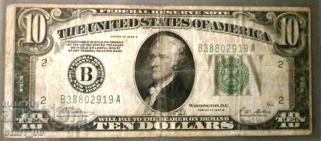10 Dollars 1934A