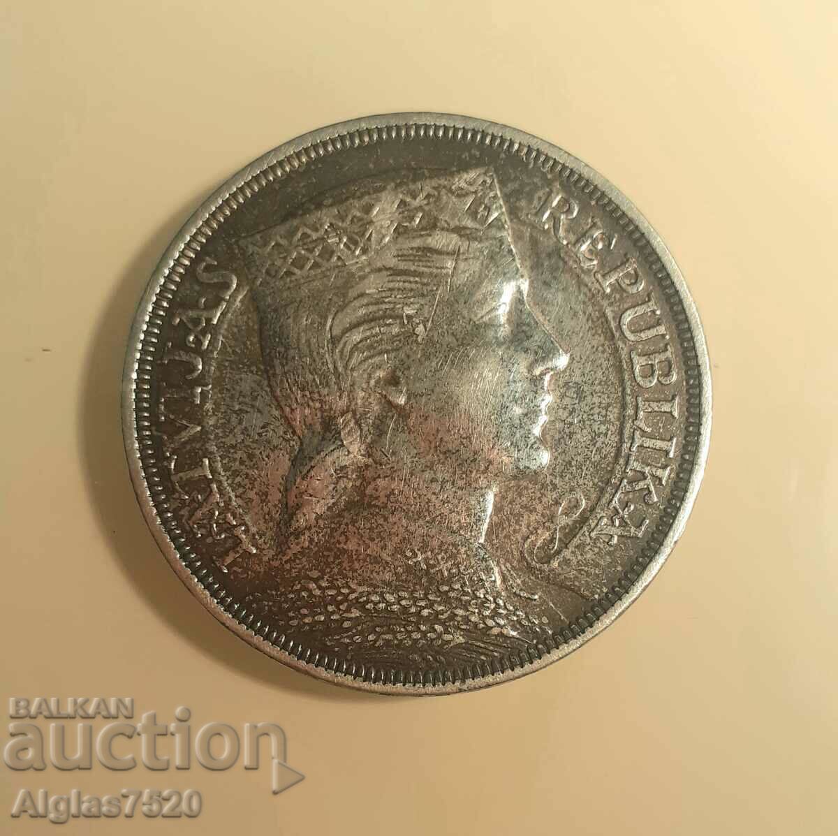 Licitație 5 lats 1931 Letonia/argint/ Licitație 5 lats 1931 Letonia/argint/