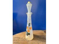 Old hand painted carafe bottle