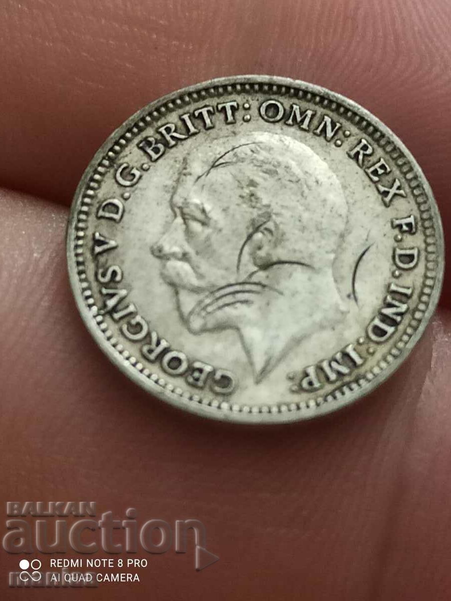 3 pence 1926 silver Great Britain with price 11.99 BGN | € 6.13 3 pence 1926 silver Great Britain with price 11.99 BGN | € 6.13