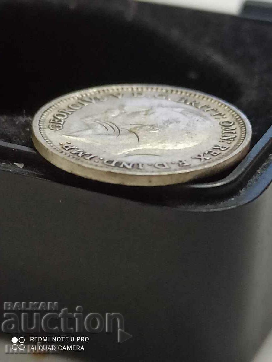 Auction 3 pence 1926 silver Great Britain Auction 3 pence 1926 silver Great Britain