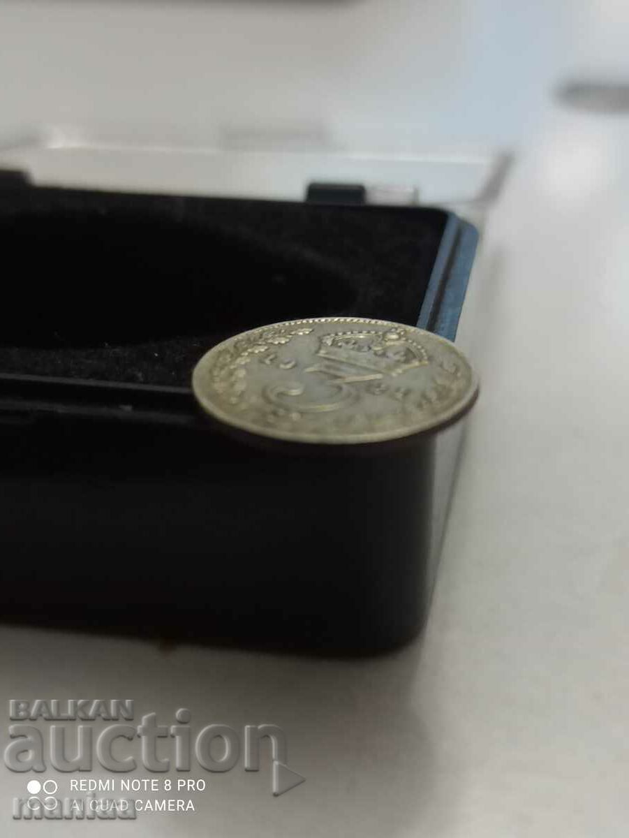 Auction 3 pence 1921 silver Great Britain Auction 3 pence 1921 silver Great Britain