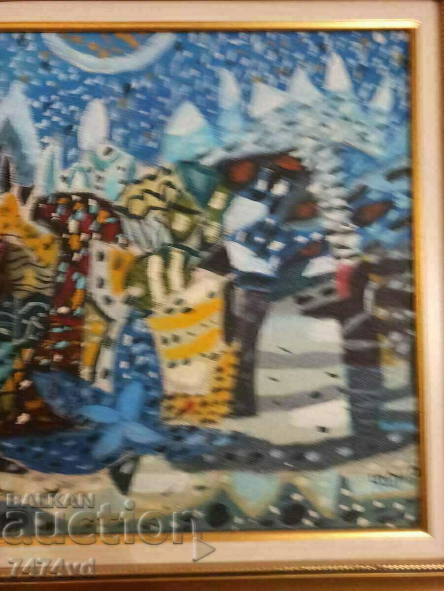 CHAVDAR PETROV'S PAINTING, NOT SHOWN FROM A PRIVATE COLLECTION! - 5 CHAVDAR PETROV'S PAINTING, NOT SHOWN FROM A PRIVATE COLLECTION! - 5