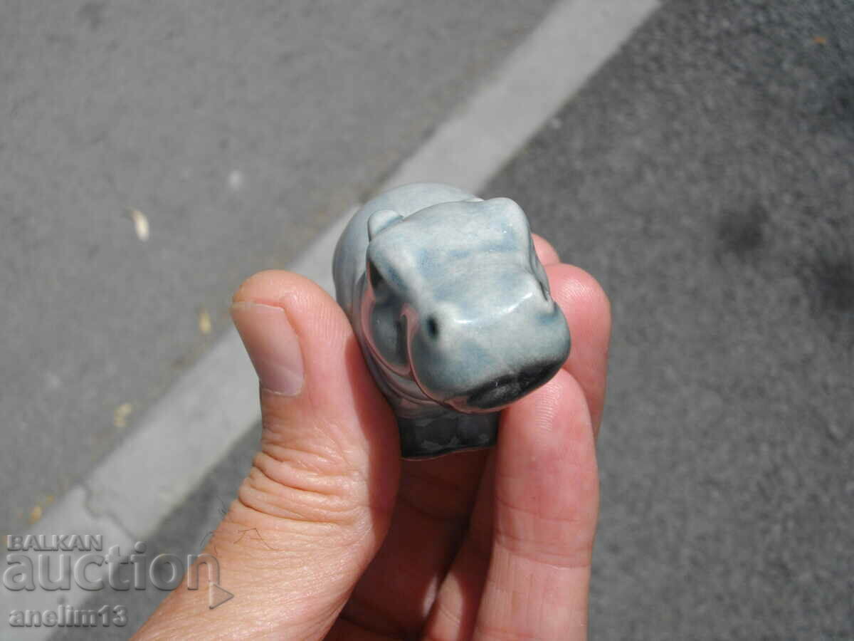 OLD PORCELAIN HIPPO GOEBEL W. GERMANY with price 40.00 BGN | € 20.45