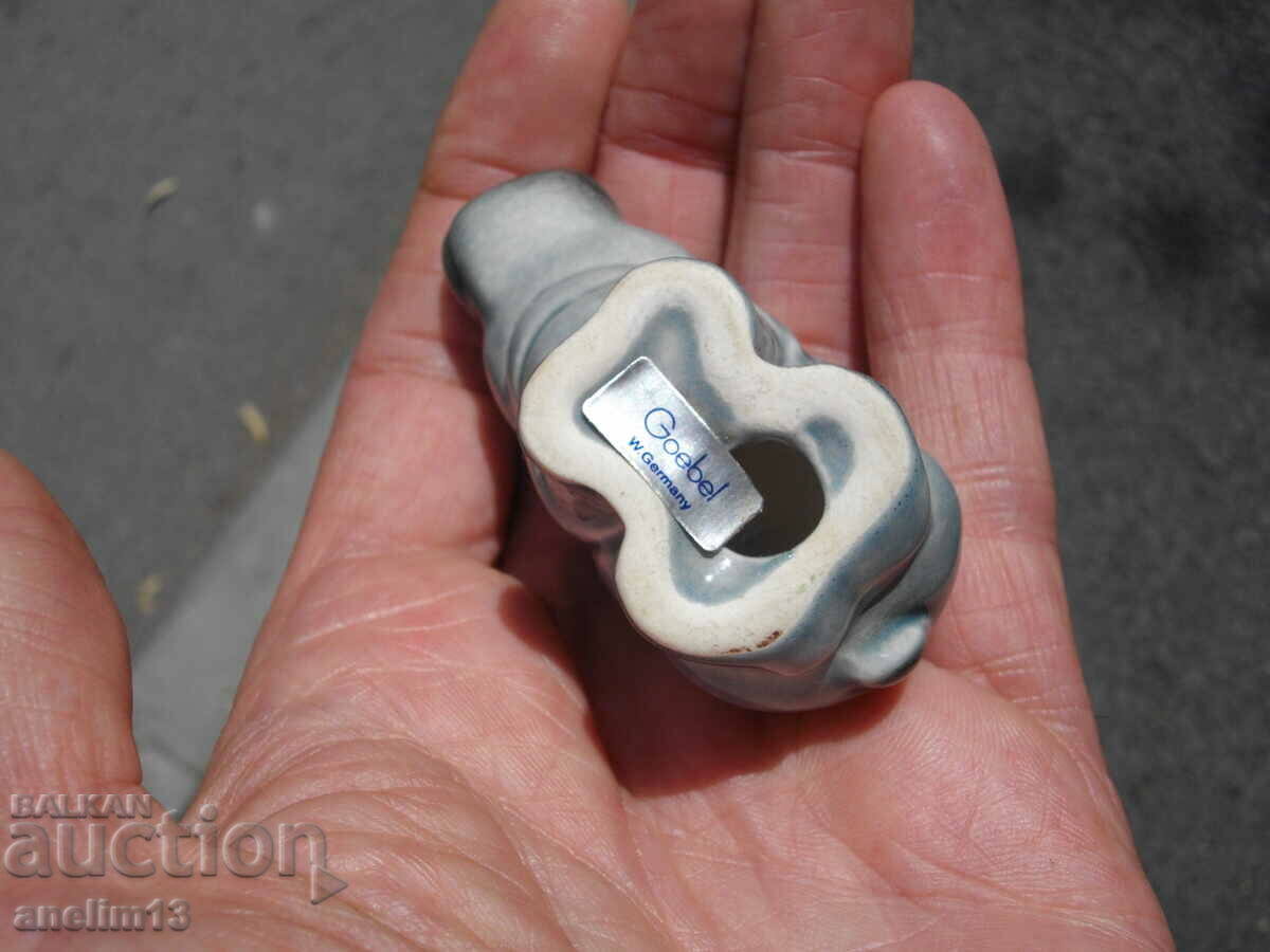 OLD PORCELAIN HIPPO GOEBEL W. GERMANY - 5