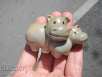 HIPOPOTAMIS VECHI DE PORCELAN