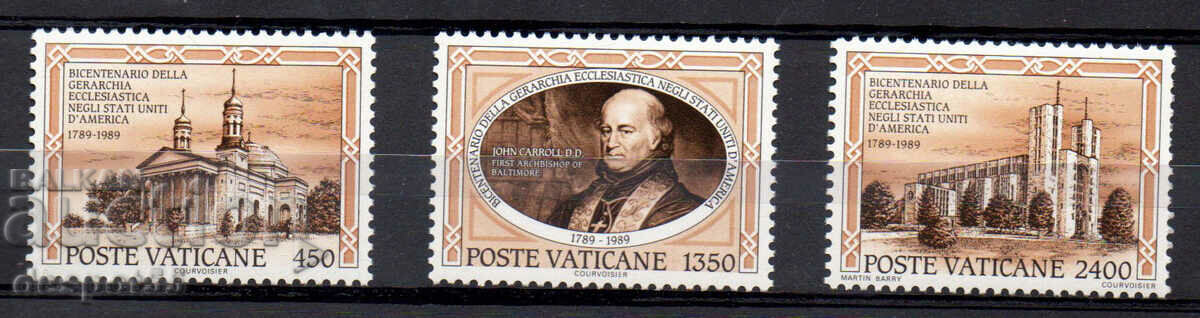 1989. Vaticanul. Bicentenarul Ierarhiei Bisericii din SUA.