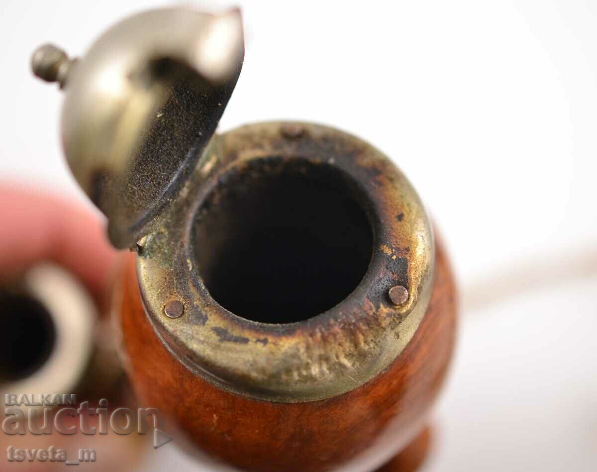 Antique collector's pipe with cap - 6 Antique collector's pipe with cap - 6