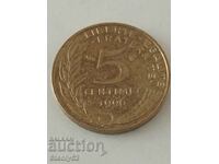 5 cenți francezi din 1996