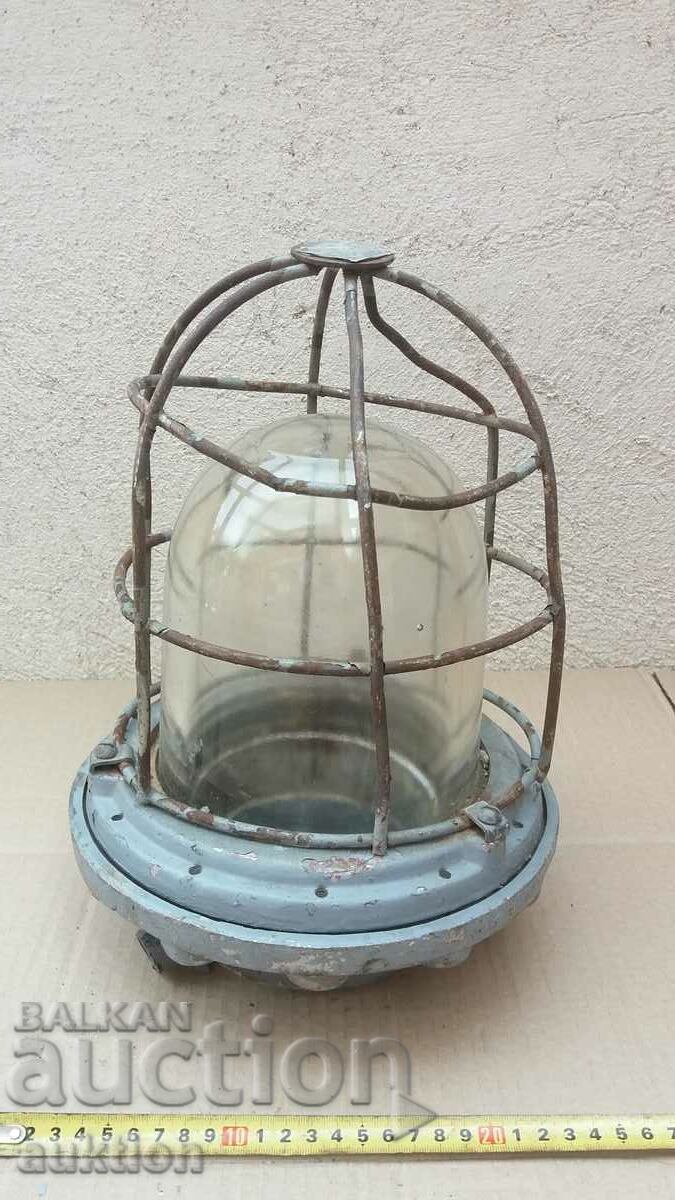 MASSIVE INDUSTRIAL LAMP, LANTERN with price 17.99 BGN | € 9.20