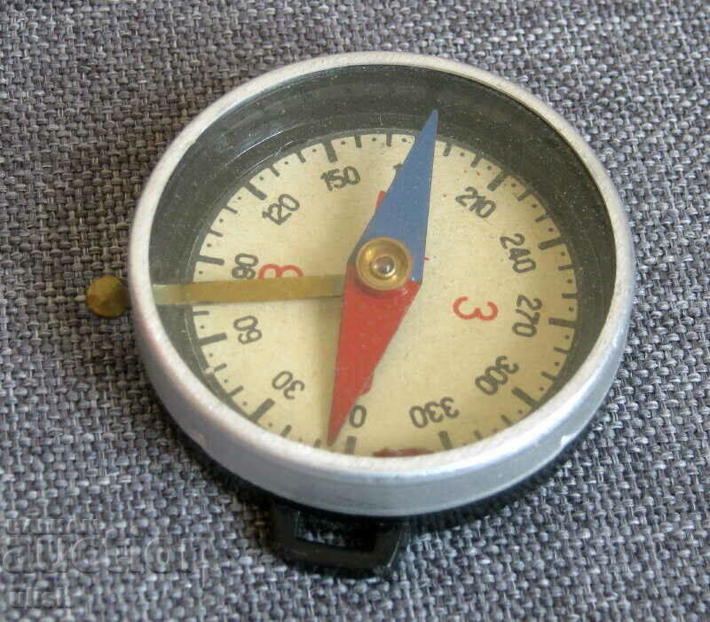 old russian compass FEP military tourist